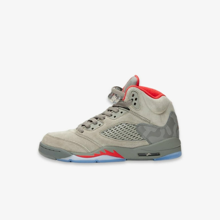 Kids Air Jordan 5 V Retro GS Camo Dark Stucco Fire Red  display picture 2