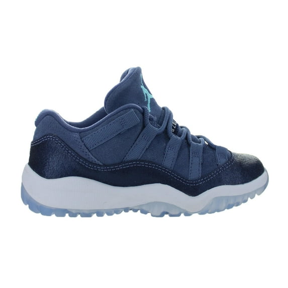 Kids Air Jordan Retro 11 XI Low PS Blue Moon Midnight Navy White 58052