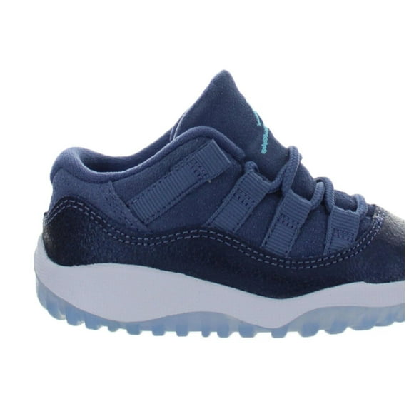 Kids Air Jordan Retro 11 XI Low TD Blue Moon Midnight Navy White 64510