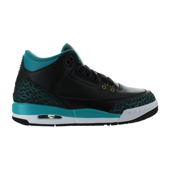 Kids Air Jordan Retro 3 III (GS) "Jaguars" Black - Metallic Gold - Rio