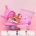 thumbnail image 1 of Kids Airplane 360° Rotating Electric Toy Plane with Lights & Sound, Little People Interactive Plane for Boys Girls Christmas Birthday Gifts, 1 of 6