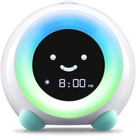 Kids Alarm Clock, Ready to Rise Children's Sleep Trainer, Night Light, Sound Machine and OK to Wake for Toddlers and Kids