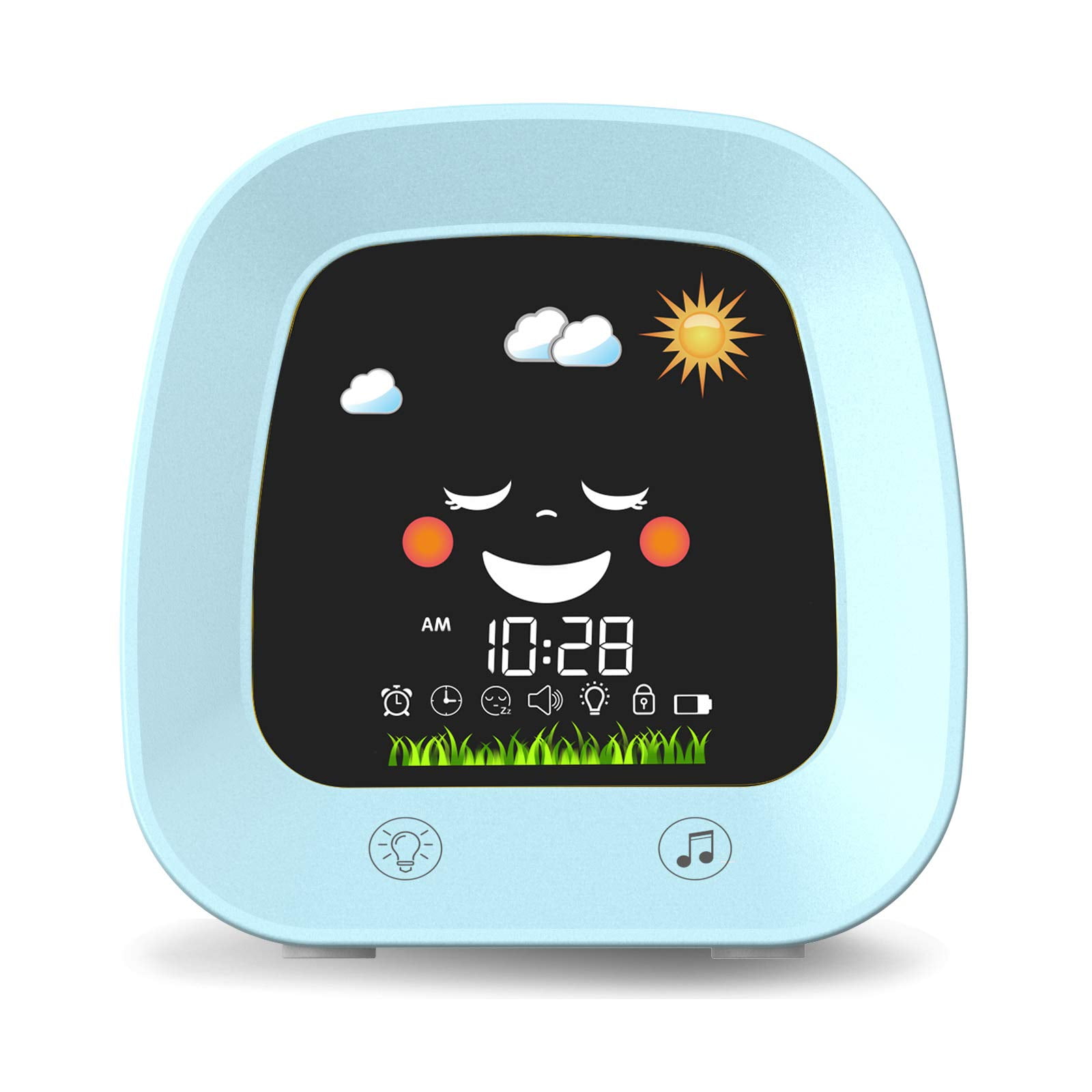 Kids Alarm Clock, Time to Wake Clock Toddlers Sleep Training Clock with
