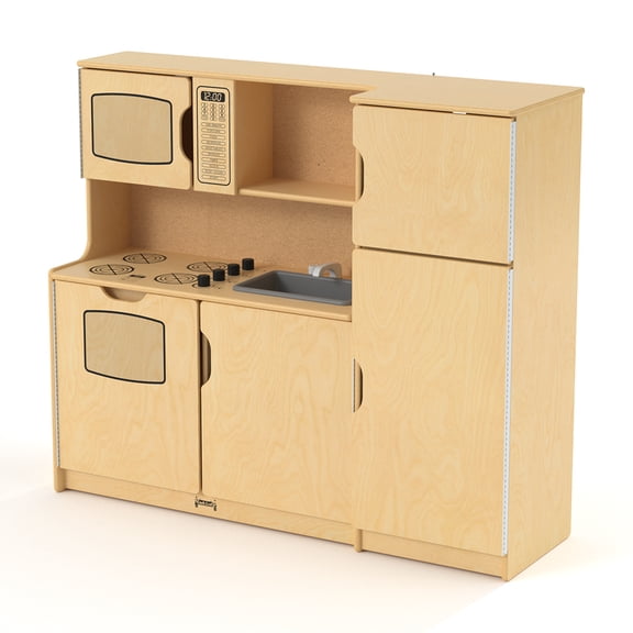 Kids All-In-One Wooden Play Kitchen Set