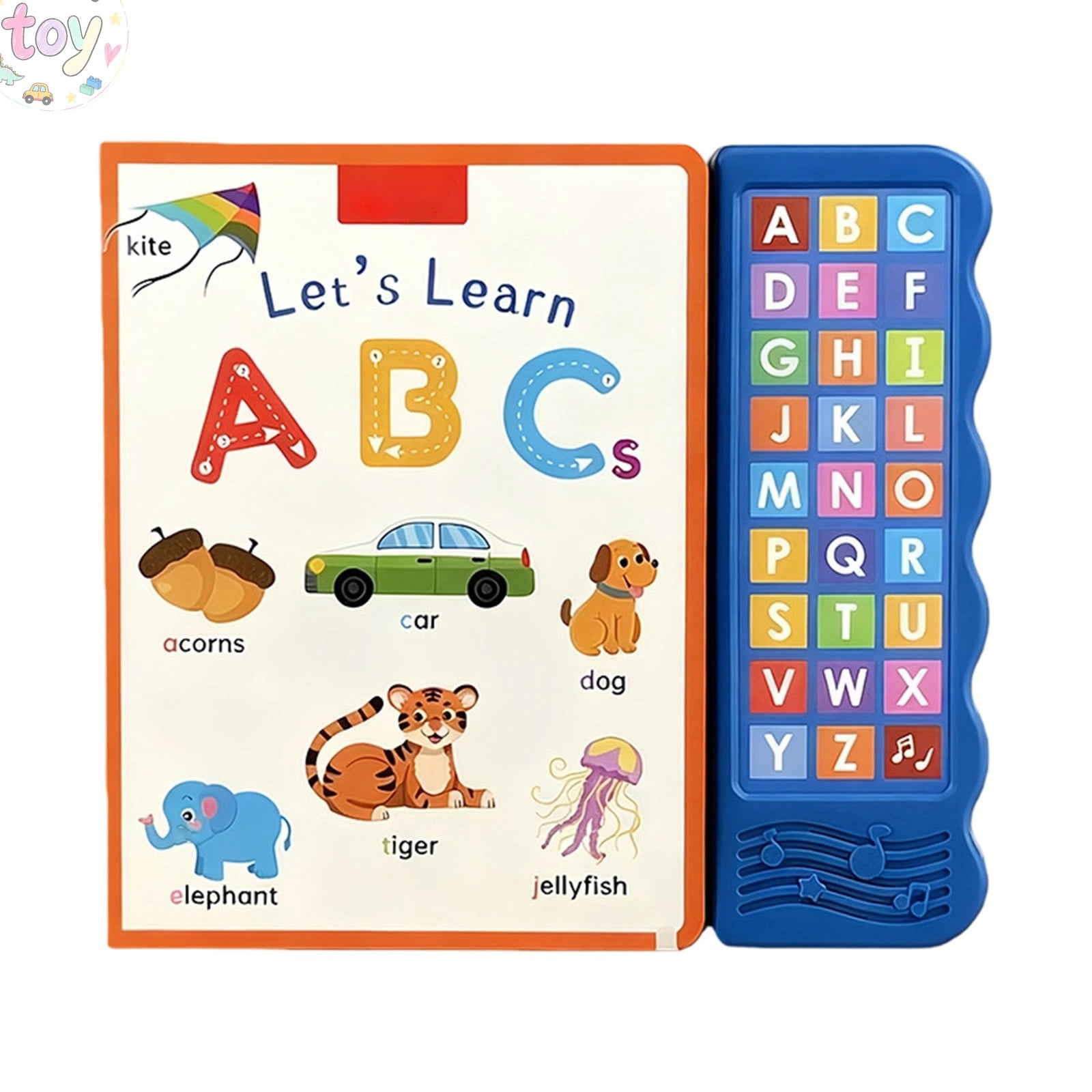 Kids Alphabet Sound Point‑Reading Book Toy, Finger Touch Activated ...