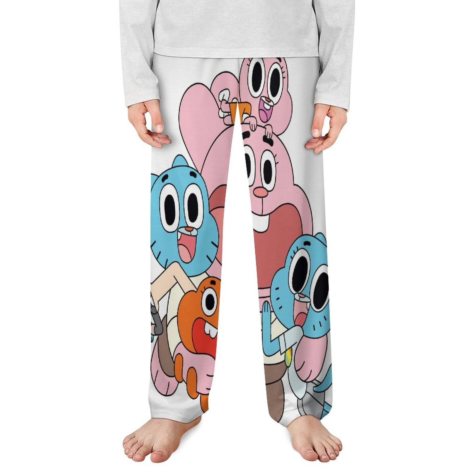Kids Amazing World of Gumball Pajamas Pant Comfortable Drawstring