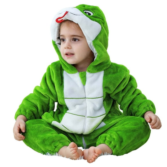 Kids' And Toddlers' Infant Animal Dress Costume Outfit Hooded Romper Jumpsuit Kids Animal Jumpsuit