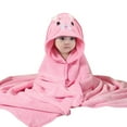 thumbnail image 1 of Kids Animal Hooded Bath Towel Soft Cartoon Cloak for Boys Girls,PK2,One Size, 1 of 4