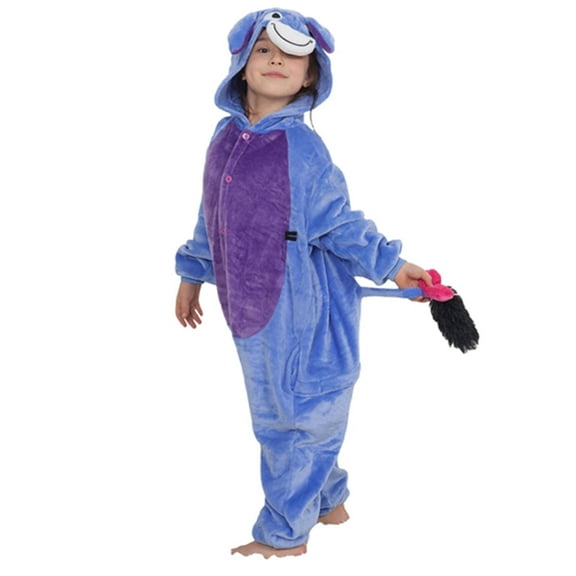 Kids Animal Onesie Pajamas Cosplay Costume Halloween Sleepwear