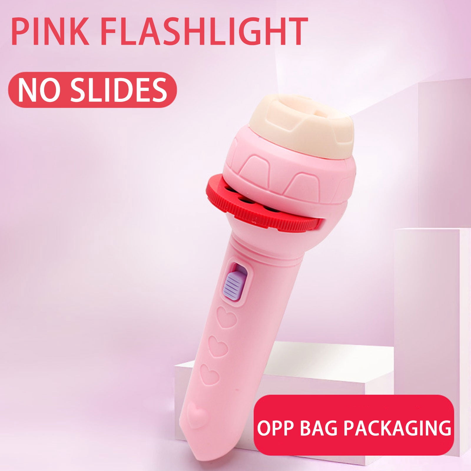 Flashlight Toe Kids Animal Projection Flashlight with 3 Slides, Educational ...