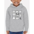 thumbnail image 1 of Kids Animals Drawing Hoodie Toddler -Image by Shutterstock,  2 Toddler, 1 of 4