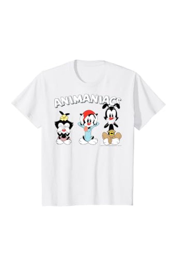 Kids Animaniacs Yakko Wakko & Dot See Hear Speak No Evil T-Shirt