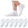 thumbnail image 1 of Kids Ankle Socks Girls Seamless Low Cut No Show Socks Cotton Thin Athletic Socks for Boys 6 Pack, 1 of 1