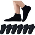 thumbnail image 1 of Kids Ankle Socks Girls Seamless Low Cut No Show Socks Cotton Thin Athletic Socks for Boys 6 Pack, 1 of 1