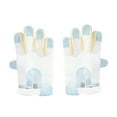 thumbnail image 1 of Kids Anti - Nail - Biting Finger Gloves, 5 - Finger Design For Children, 2 Packs In Cyan Blue Size S, 1 of 5