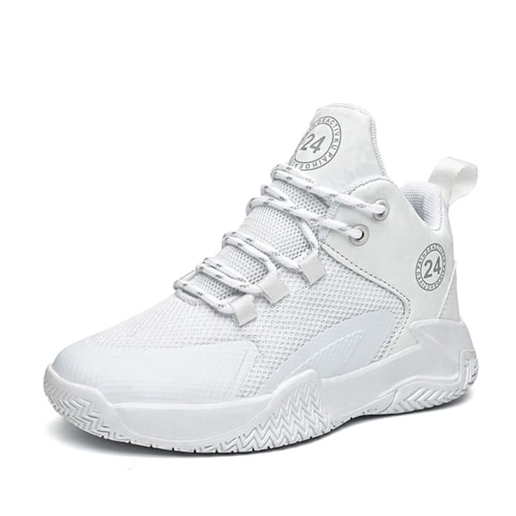 Kids' Anti-Slip Basketball Sneakers Boys' & Girls' Fashionable Casual Breathable Shoes Outdoor Training