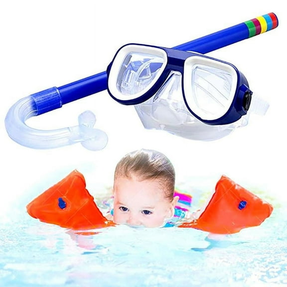 Kids Anti-fog Swimming Glasses Diving Goggle Snorkeling Mask Underwater Accessories Set
