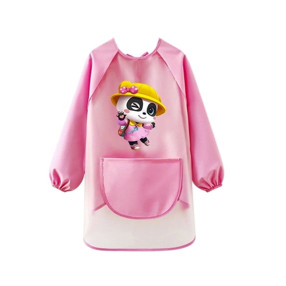 Kids Apron Long Sleeve Smock Unisex Toddler Painting Cooking Art ...