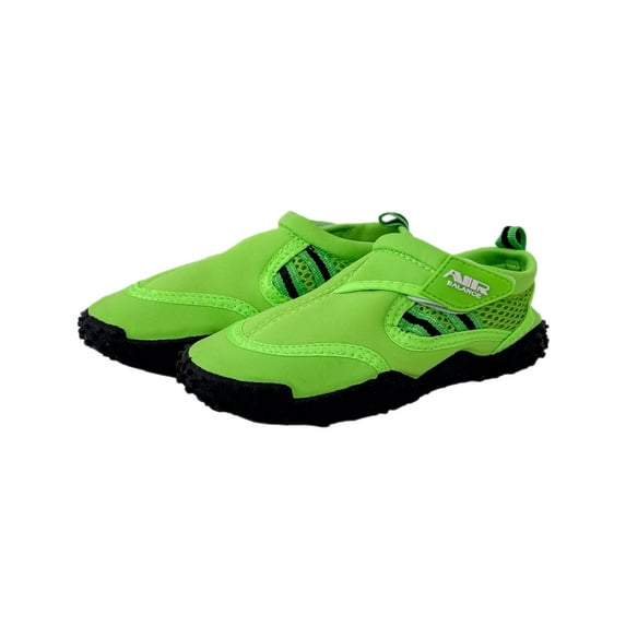 Kids Aqua Sock Wave Water Shoes Waterproof Slip-Ons for Pool Beach Sports Barefoot Shoes, Neon Green Kids, Size: 13, Air Balance