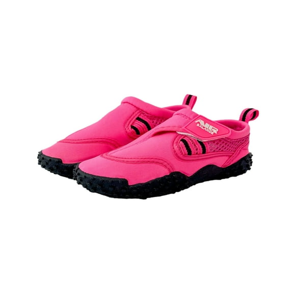 Kids Aqua Sock Wave Water Shoes Waterproof Slip-Ons for Pool Beach Sports Barefoot Shoes, Neon Pink Kids, Size: 13, Air Balance