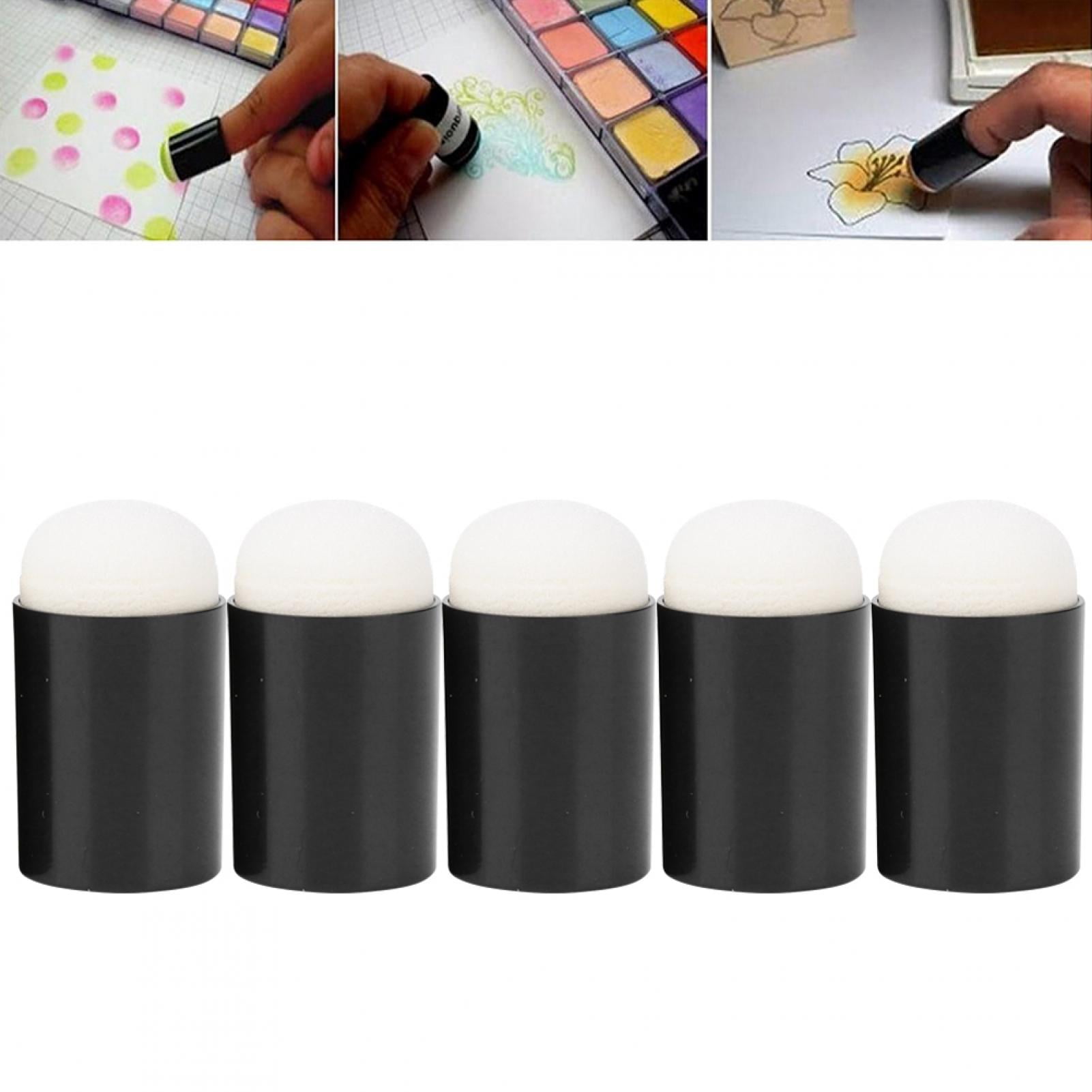 Kids Art 5pcs Finger Painting Daubers, Sponge Brush, Unique DIY