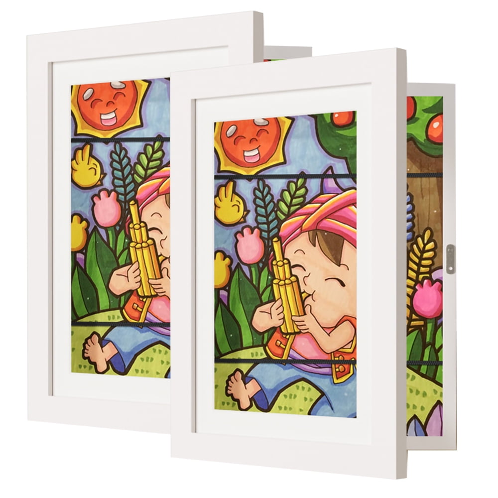 Children's A4 2-Pack Acrylic Art Frames, Front Open Picture Display ...