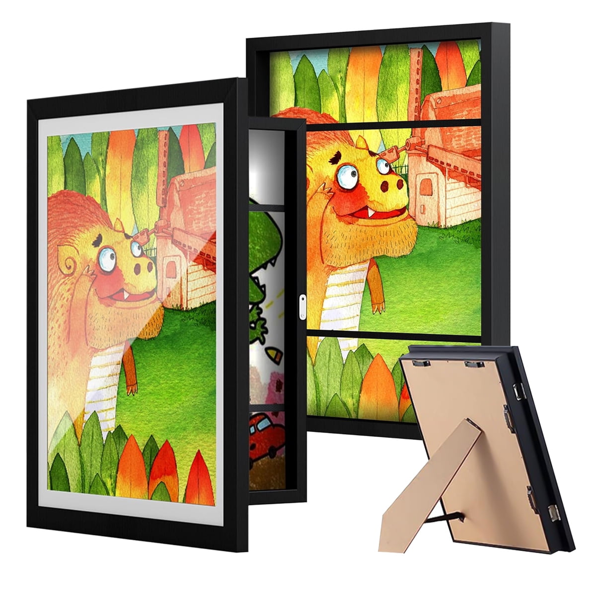 Kids Art Frames,Kepeak A4 Picture Frame Displays,Front Opening Artwork ...