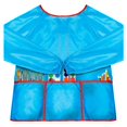thumbnail image 1 of Kids Art Smock - Long Sleeve Painting Aprons with Velcro-Like Seal, Pockets and Elasticated Tightened Cuffs - Waterproof and Paint Repellent - by alpree, 1 of 5