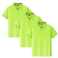 thumbnail image 1 of Kids' Athletic Polo Shirt Quick Dry Base Layer Polo PE Class Clothing Collared, 1 of 5