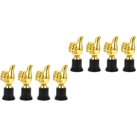 Kids Awesome Trophy Home Desktop Decor Competition Toy Bowling Trophies for Adults Halloween Aldult Plastic Child 8 Pcs