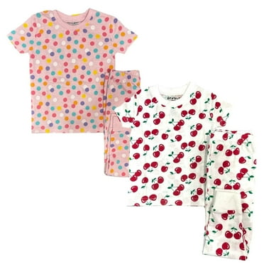 Kids Babies Toddler Girl Pajamas Pjs Super Soft Snug Fit Sleepwear - 2 Pack