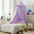 thumbnail image 1 of Kids Baby Bed Canopy for Girls,Princess Hanging Dome Mosquito Net Bed Curtain Canopy Bedding Room Decor, 1 of 5