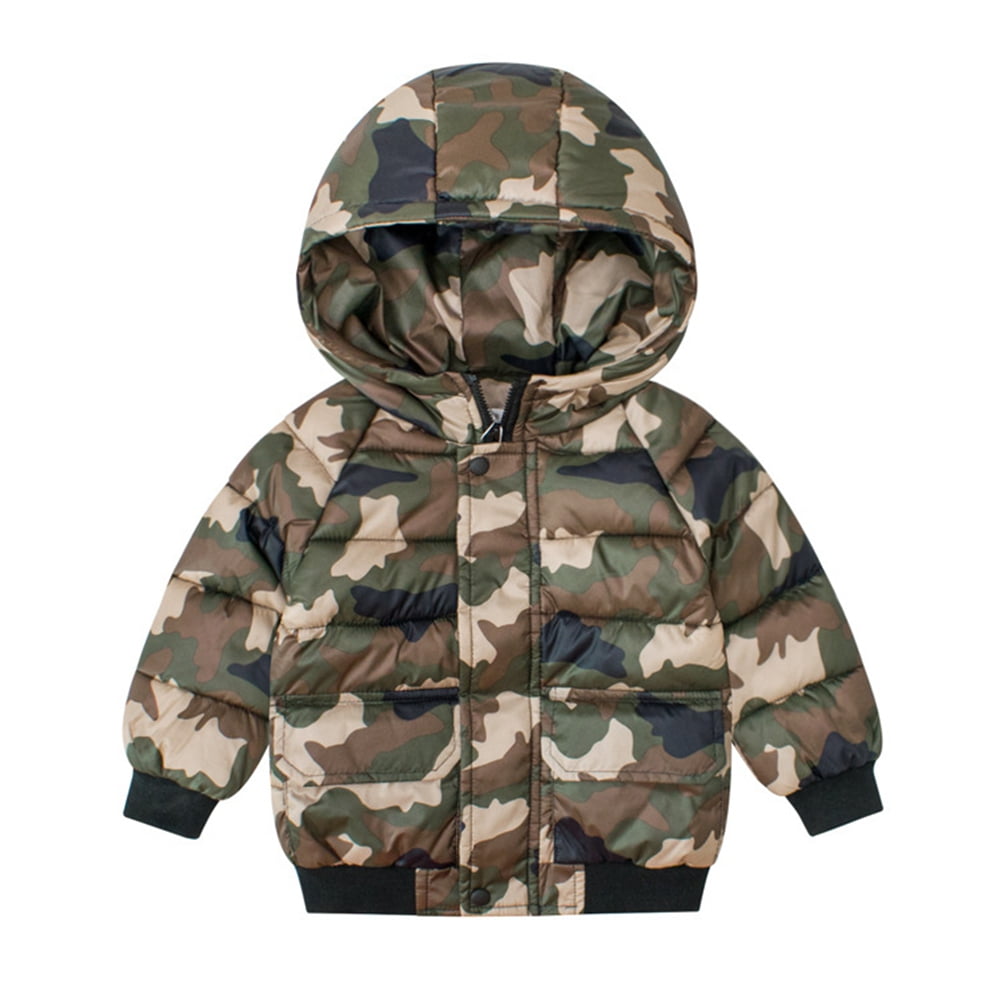 Bakyarder Unisex Vintage Camo Zip-Up Hoodie - Cropped Oversized Streetwear Jacket