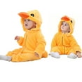 thumbnail image 1 of Kids Baby Boy Girl Hooded Jumpsuit Unisex Kids Romper Long Sleeve Outwear Kids Halloween Outfit Kids Clothes 5-6 Years, 1 of 3