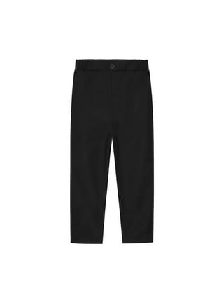 Infant black dress pants top