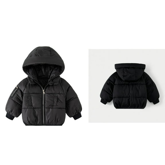 Kids Baby Boys Girls Winter Coat,Baby Boys Puffer Coat with Hoods Windproof Down Jacket for Kids Baby Fall Outfits for Girls Baby Clothes