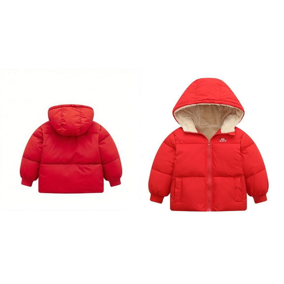 Kids Baby Boys Girls Winter Coat,Kids Puffer Coat Hooded Jacket Zipper Windproof Jacket Outwear for Kids Baby Kids Fall Jacket Baby Winter Clothes