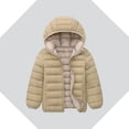 thumbnail image 1 of Kids Baby Boys Girls Winter Coat,Kids Puffer Coat with Hoods Zipper Up Down Coats for Kids Baby Kids Girls Fall Jacket Baby Winter Clothes, 1 of 3