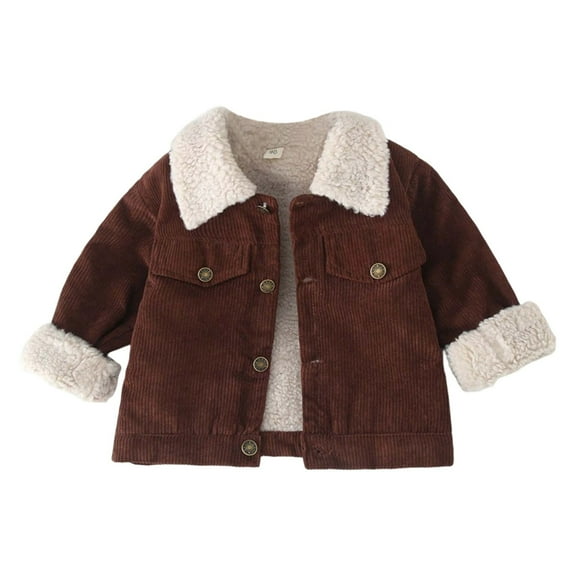 Kids Baby Boys Winter Coat Fleece Jacket Jacket For Kids Infant Baby Thick Fleece Parka Infant Winter Clothes 3-4 Years