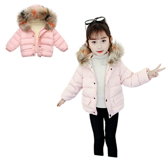 Kids Baby Boys Winter Coat,Kids Puffer Coat with Hoods Thicken Windproof Zipper Warm Outwear for Baby Boys Child Winter Coat Baby Boy Clothes