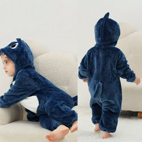 Kids Baby Cute Hooded Jumpsuit Kids Animal Outfit Baby Bodysuit Long Sleeve Baby Girl Christmas Pajamas Kids Girl Outfits 4-5 Years