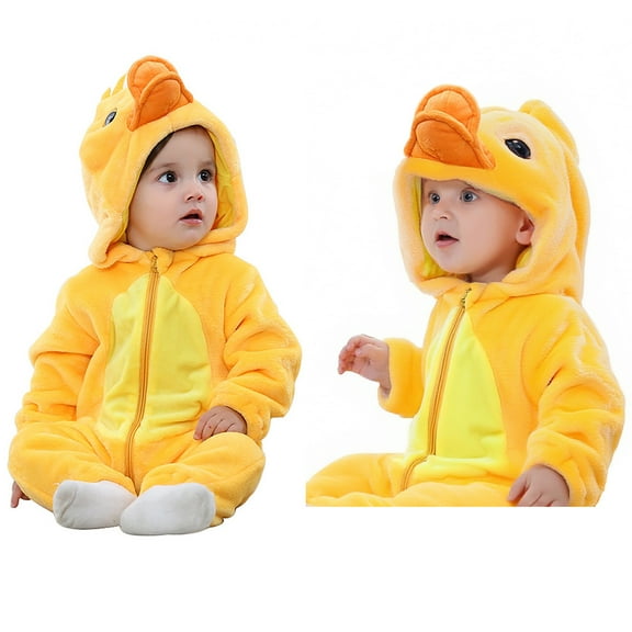 Kids Baby Cute Hooded Jumpsuit Kids Animal Outfit Baby Bodysuit Long Sleeve Halloween Outfits Baby Boy Outfits 3-4 Years