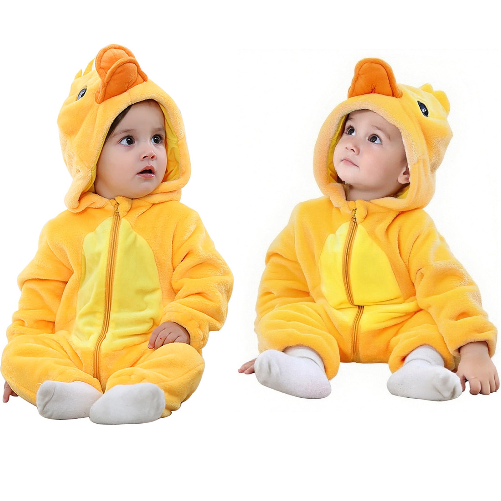 Kids Baby Jumpsuits Kids Animal Outfit Long Sleeve Outwear Warm Baby Pajamas Baby Outfits 4-5 Years
