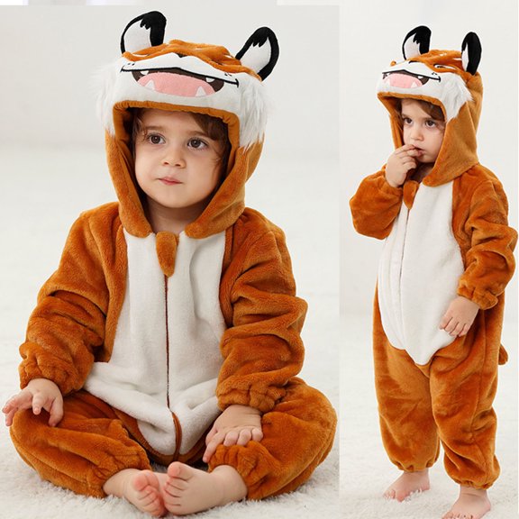 Kids Baby Girl Boy Romper Baby Animal Outfit Baby Bodysuit Long Sleeve Baby Fall Outfits Kids Clothes 3-4 Years