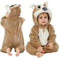 thumbnail image 1 of Kids Baby Girl Boy Romper Cartoon Animal Outfit Long Sleeve Romper Kids Halloween Outfit Baby Outfits 4-5 Years, 1 of 4