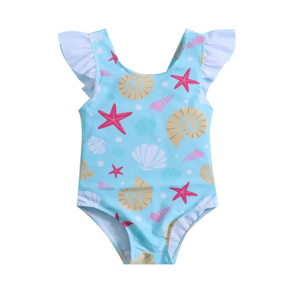 Generic Kids Baby Girl Swimsuit Toddler Bikini Bow Swimwear Beach Bathing Suit
