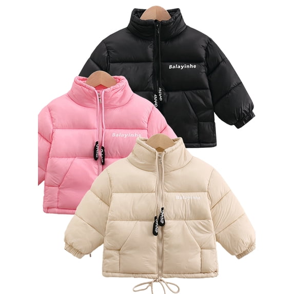 Kids Baby Girls Boys Jackets Coats Warm Coat Outwear 2-11Y