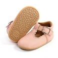 thumbnail image 1 of Kids Baby Girls Boys Oxford Shoes PU Leather Soft Rubber Sole Sneakers Leopard Moccasins for Infant Newborn Toddler Walking, 1 of 8