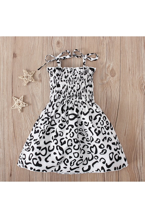 Kids Baby Girls Dress Beach Dresses Casual Sleeveless Princess Summer Dress Dress For Girl Casual Summer Dresses For Girl 2024