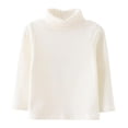 thumbnail image 1 of Kids Baby Girls Long Sleeve Cotton Turtleneck Sweater Blouse Pullover Tops, 1 of 3